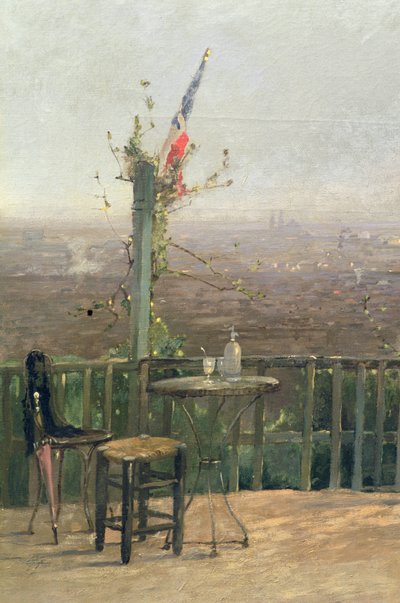 Paris Seen from the Heights of Montmartre (detail) by Jean d